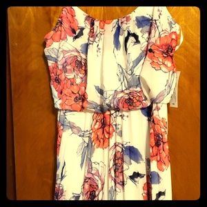 Floor length summer dress NWT
